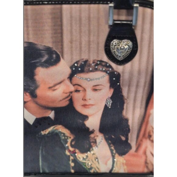 Gone With The Wind Purse Scarlett O’hara & Rhett Butler Rhinestoned Handbag - Picture 3 of 10